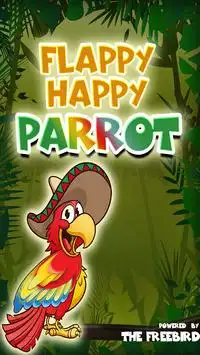 The flappy happy parrot Screen Shot 0