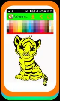 animais para colorir-gato para colorir Screen Shot 2