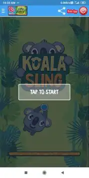 Koala Sling (Gaming App) Screen Shot 1