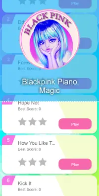 On The Ground Black Pink Piano Magic Screen Shot 9