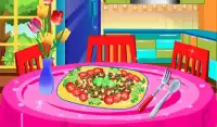 jogos de salada de cozinha Screen Shot 7