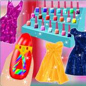 Nail and Hair Salon Games - Doll Fashion