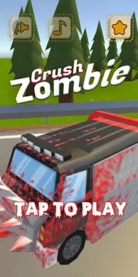 Crush the Zombies on the Highway Screen Shot 0