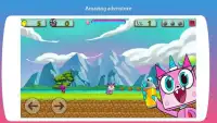 harmony uni kitty vs snails princess : castle run Screen Shot 4