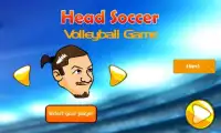 Head Volley Game - Head Soccer Volleyball Game Screen Shot 0
