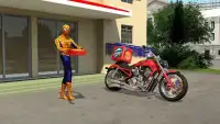 Spider bike Free Pizza Delivery Screen Shot 0