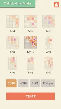 2048 Endless: Klassisches Spiel-Upgrade Screen Shot 0