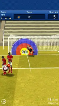Finger soccer : Free kick Screen Shot 3