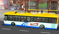 Thành phố xe buýt lái xe giả lập 3D Screen Shot 3