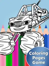 Coloring Blazing and Monsters Screen Shot 2