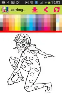 Coloring Book for Ladybug Screen Shot 7