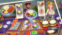 cabana de cozinha: chef cooking games Screen Shot 1