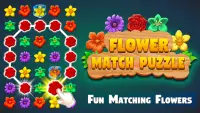 Flower Match Game Flower Merge Screen Shot 4