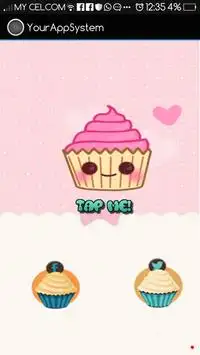 2048 Cupcake Edition Screen Shot 1