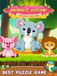 Animal Jigsaw Puzzles For Kids Screen Shot 4