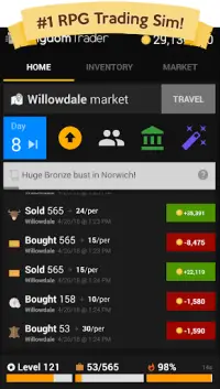 Kingdom Trader  - Idle Shopkeeper Trading Game Screen Shot 0