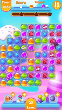 Sugar Swish - Leuk en gratis puzzelspel Screen Shot 2