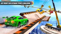 Stunt Car Desafio de condução - Duplos Impossible Screen Shot 2