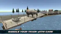 غضب الحيوانات النقل قطار Screen Shot 8