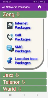 Packages Pakistan all network 2021 Screen Shot 4