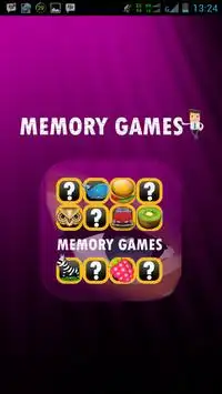 Memory Games Screen Shot 0