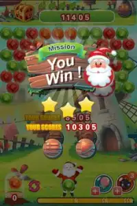 Santa Bubble Shooter Screen Shot 2