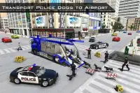 Cão do robô da polícia dos EU - transporte plano Screen Shot 1