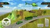 военный автобус Водитель Транспортер Игра 2018 Screen Shot 4