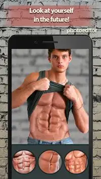 Muscles Workout: Gym Trainer Photo Editor & Maker Screen Shot 1