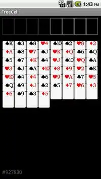 Simple FreeCell Screen Shot 1