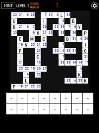 Crossword Fill-Ins & Decode Screen Shot 8