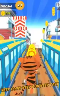 Subway Cat Run Surf - Dash Screen Shot 7