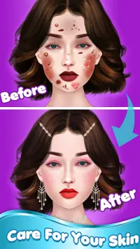 maquiagem asmr-Makeover Salon Screen Shot 0