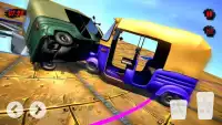 Tuk Tuk Derby Demolition: 3D Auto Rickshaw Clash Screen Shot 9
