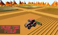 Blocky Plow Farming Harvester Screen Shot 1