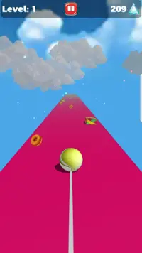 Rush Ball Dash: Speed Pixel Ball | 3D Rolling Game Screen Shot 0