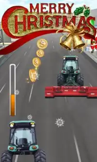 hari Natal Tanah pertanian Traktor Hadiah Screen Shot 1
