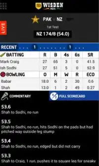 Wisden India Cricket Screen Shot 2
