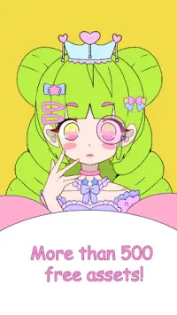 Cutemii: cute girl avatar maker Screen Shot 0
