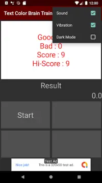 Text Color Brain training Screen Shot 7