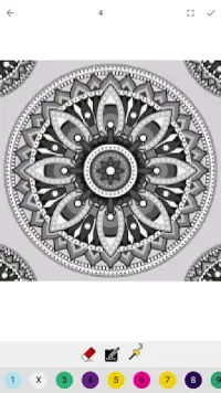 Pixel Mandala Color by Number - Paint and Coloring Screen Shot 6