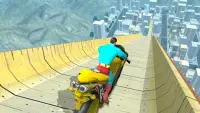 Super Hero Bike Mega Ramp Screen Shot 1