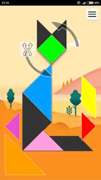 1001 Tangram puzzles game Screen Shot 4