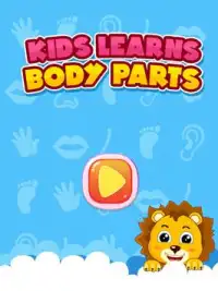 Kids Learn Body Parts - Learn with interaction Screen Shot 0