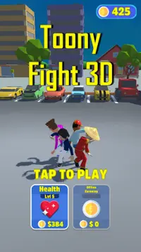 Toony Fight 3d (Street Fight) Screen Shot 0