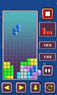 Classic tetris free Screen Shot 1