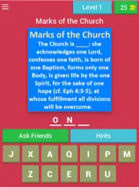 Catholicism 101 Quiz (Catholic Quiz Game) Screen Shot 5