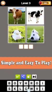 What The Word - 4 Pics 1 Word - Fun Word Guessing Screen Shot 4