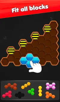 Honeycomb Hexa Block Puzzle Screen Shot 1
