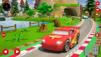 Super Kids Fast Lightning Car Racing Screen Shot 0